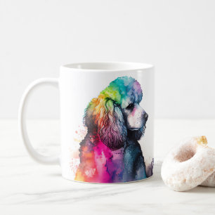 Kleurrijke Poodle Dog Pet Coffee Mok, Cup Koffiemok