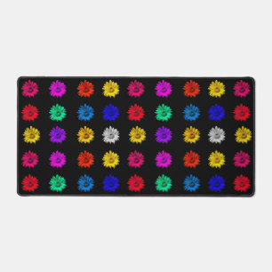 Kleurrijke Pop Art Daisies Cute Girly Schattig Fun Bureaumat
