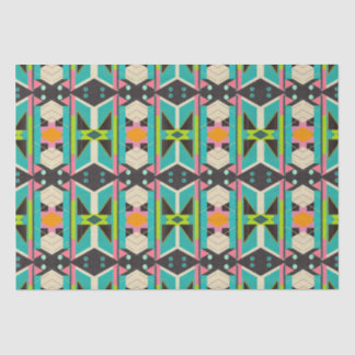 Kleurrijke Pop Art Deco Abstract Modern Geometrisc Tissuepapier