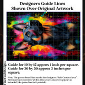 Kleurrijke Pop Art Duitse Herdershond CS7 Decoupag Tissuepapier