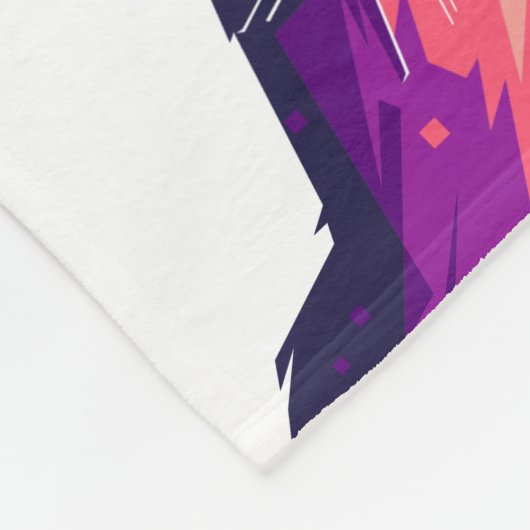 Kleurrijke Pop Art Goat Fleece Blanket (Hoek)