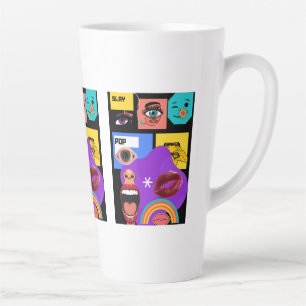 Kleurrijke Pop Art Retro stripstijl mok