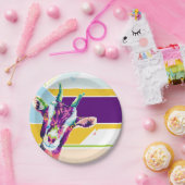 Kleurrijke Pop — Bord van kunstgeiteerd papier (Feest)