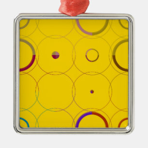 kleurrijke Pop kunstversieringen Metalen Ornament