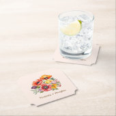 Kleurrijke Poppies bruiloft Onderzetters (Insitu)