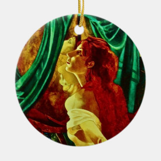 kleurrijke porseleinen keramisch ornament