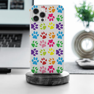 Kleurrijke poten, hondenpoten, kattenpoten iPhone 15 pro max hoesje