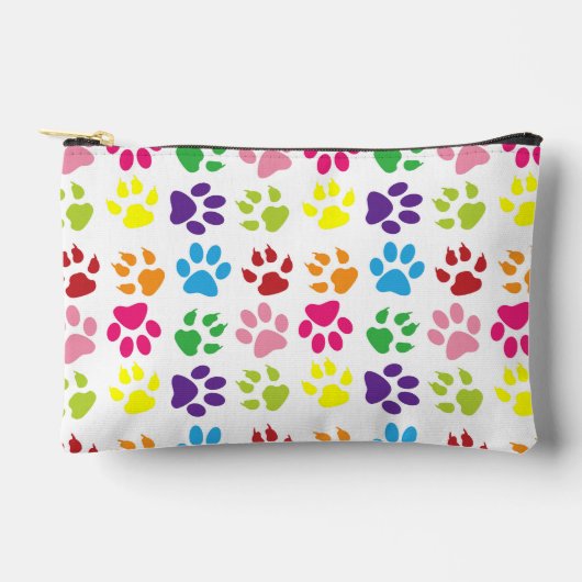 Kleurrijke poten, hondenpoten, kattenpoten etui (Voorkant)