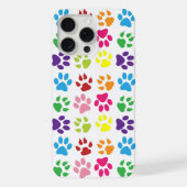 Kleurrijke poten, hondenpoten, kattenpoten iPhone hoesje (Achterkant)