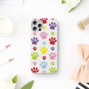 Kleurrijke poten, Paw Pattern, Dog Paws, Paw Print iPhone 11 Hoesje
