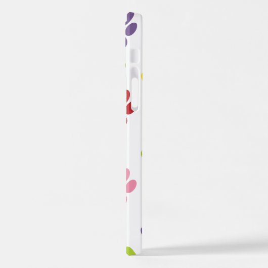 Kleurrijke poten, Paw Pattern, Dog Paws, Paw Print iPhone Hoesje (Linkerkant)