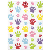 Kleurrijke poten, Paw Pattern, Dog Paws, Paw Print Klembord (Achterkant)