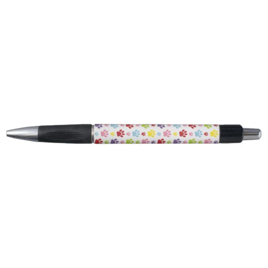 Kleurrijke poten, Paw Pattern, Dog Paws, Paw Print Pen (Voorkant)
