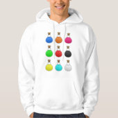 Kleurrijke Potions Mannen Hoodie (Voorkant)