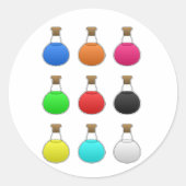 Kleurrijke Potions Stickers (Voorkant)