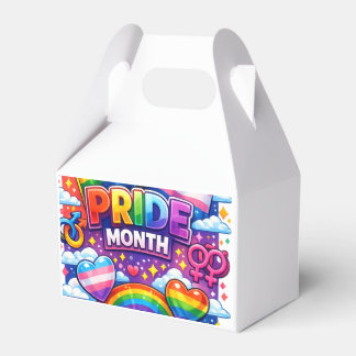Kleurrijke Pride Maand Regenboog en Eenhoorn Kunst Bedankdoosjes