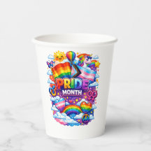 Kleurrijke Pride Maand Regenboog en Eenhoorn Kunst