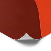 Kleurrijke Print Grote Vette Abstracte Muurkunst (Hoek)