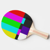 Kleurrijke problemen Rainbow Fun Colors Technisch Tafeltennisbatje (Zijkant)