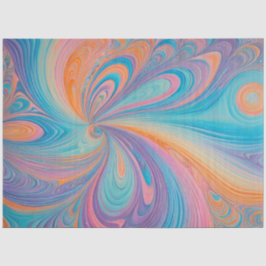 Kleurrijke Psychedelia Airbrush Art Weefselpapier Tissuepapier