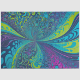 Kleurrijke Psychedelia Airbrush Art Weefselpapier Tissuepapier