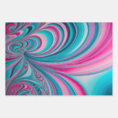Kleurrijke Psychedelia Art Wrapping Paper Sheets (Voorkant 2)