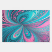Kleurrijke Psychedelia Art Wrapping Paper Sheets (Voorkant)