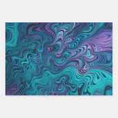 Kleurrijke Psychedelia Art Wrapping Paper Sheets (Voorkant 3)