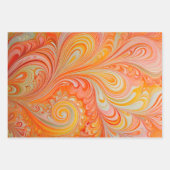 Kleurrijke Psychedelia Art Wrapping Paper Sheets (Voorkant 2)