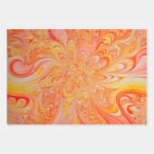 Kleurrijke Psychedelia Art Wrapping Paper Sheets (Voorkant)