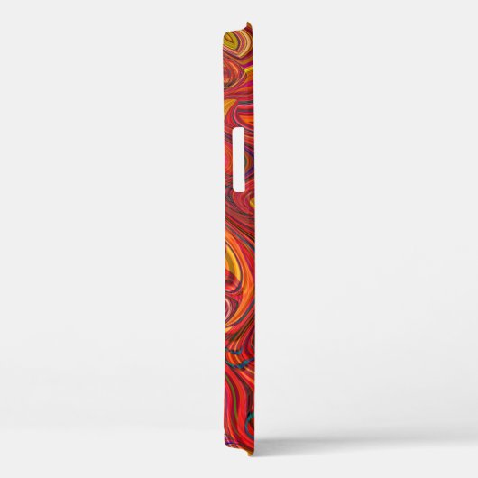 Kleurrijke psychedelische achtergrond gemaakt van  Case-Mate iPhone case (Achterkant / Rechts)