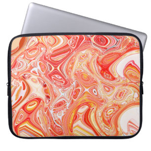 Kleurrijke psychedelische achtergrond gemaakt van laptop sleeve