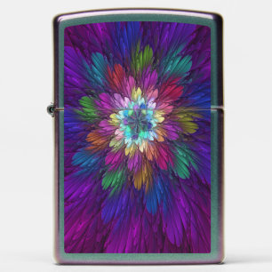 Kleurrijke psychedelische bloem abstracte fractale
