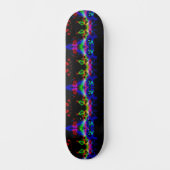 Kleurrijke Psychedelische Effecten op Skateboard (Voorkant)