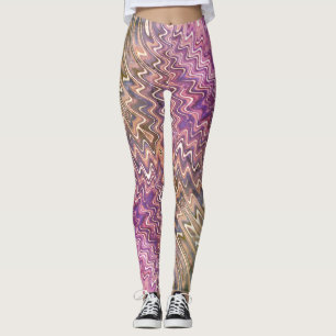 Kleurrijke psychedelische print Leggings