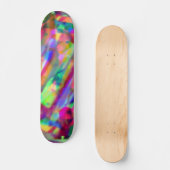 Kleurrijke psychedelische skateboard (Voorkant)