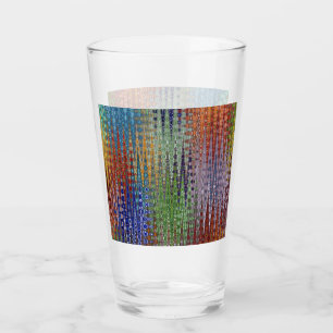 Kleurrijke pure regenboog Zig Zag Glas