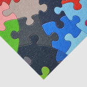 Kleurrijke puzzel tissuepapier (Detail)