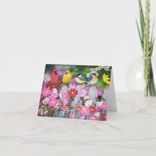 Kleurrijke puzzelkaart bedankkaart (Voorkant)
