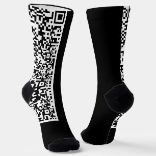 Kleurrijke QR Code Scan Sokken - Kies kleuren