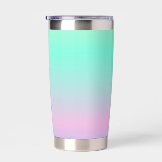 Kleurrijke Rainbow Custom Monogram Geïsoleerde Drinkbeker (Rechts)