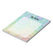 Kleurrijke Rainbow Pride Wiggle Notitieblok (Gedraaid)