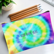 Kleurrijke Rainbow Tie Dye Personalized Pencil Hoe