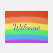 Kleurrijke Rainbow Welkom Deurmatten (Voorkant)