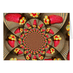 Kleurrijke Red Delight: Strawberry Kaleidoscope Ar
