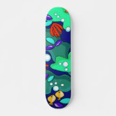 Kleurrijke Reef Fish Skateboard Deck (Voorkant)
