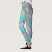 Kleurrijke reeks: abstracte achtergrondtextuur. leggings (Links)