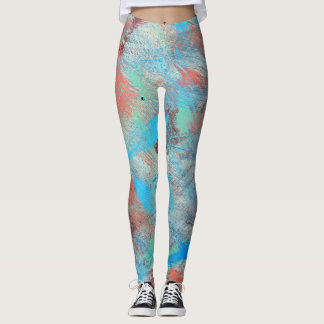 Kleurrijke reeks: abstracte achtergrondtextuur. leggings