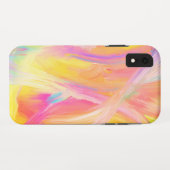 Kleurrijke regenboog abstracte olie schilder zonne Case-Mate iPhone case (Achterkant (horizontaal))