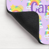 Kleurrijke regenboog esthetisch muismat (Hoek)